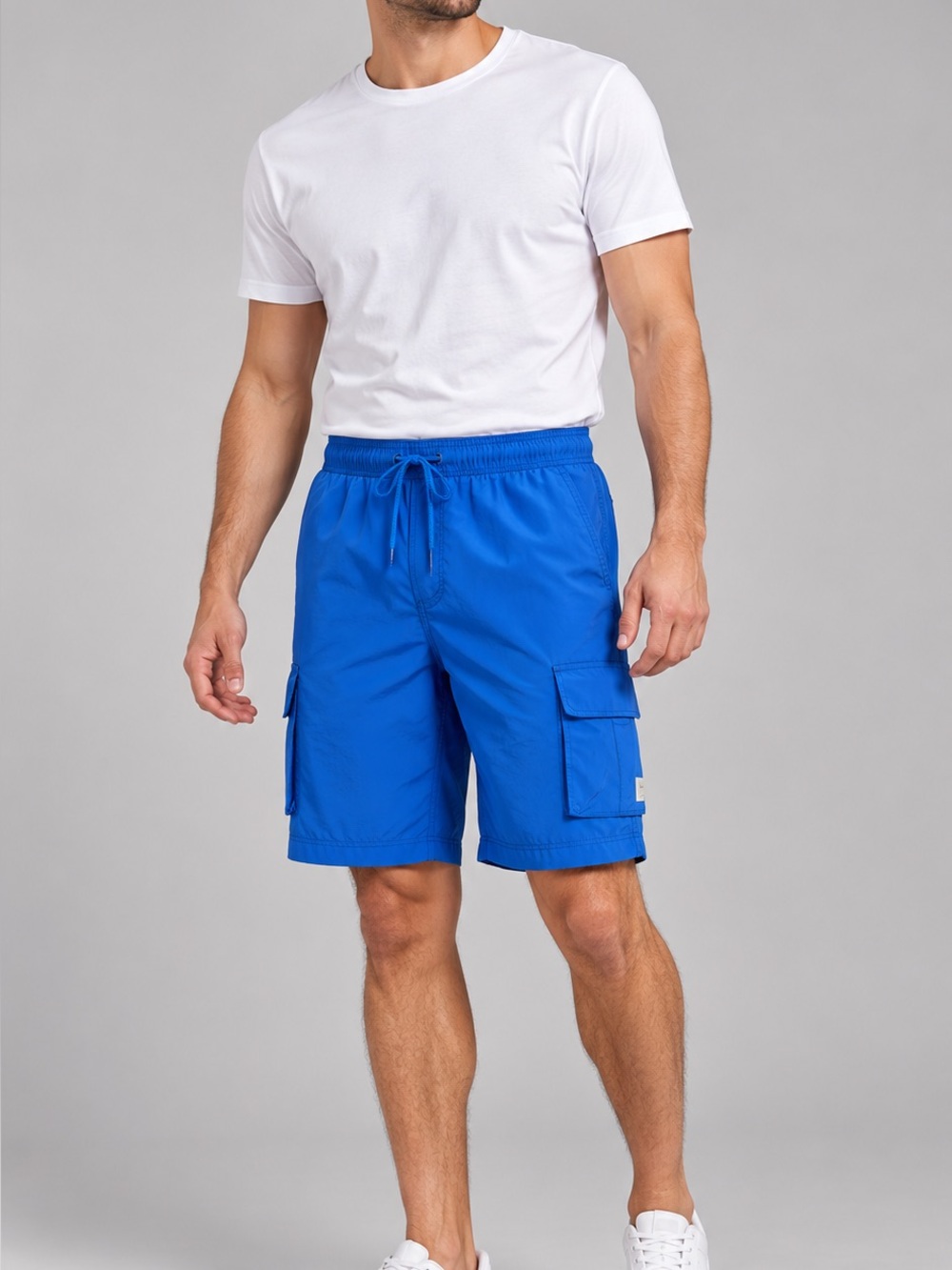 Wrangler Men's Cargo Shorts in Bright Blue XXL 46-48